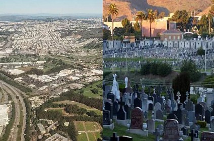 Colma town named city of silent with 1500 people and more graveyards