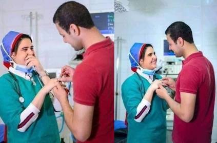 Corona Patient And Doctor Fell In Love in Egypt hospital