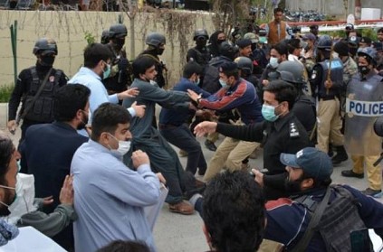 Doctors demanding virus safety equipment arrested in Pakistan
