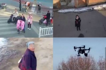Drones will alert people who are not wearing a mask