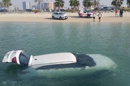Dubai Woman Accidentally drives her Car into the Sea