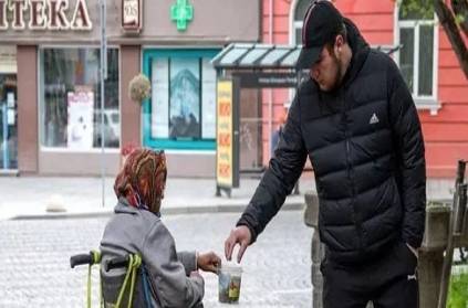 Egypt women begging in a wheelchair money Rs 1.5 crore