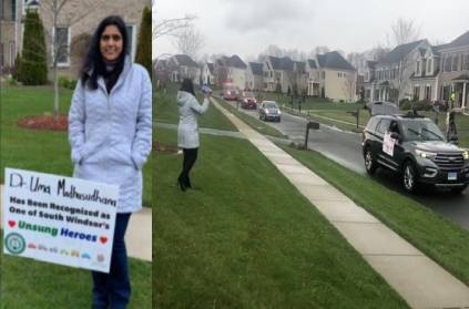 Female doctor from India has been honored in the US