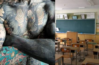 French man spent $45,000 for tattoos is banned to teach students