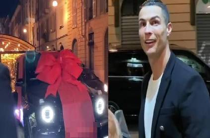 georgena gifts cristiano ronaldo a car worth of one crore rupees