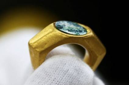 Gold ring with Jesus symbol found in ancient shipwreck in Israel