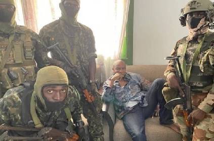 guinea president captured govt dissolved claim army putschists
