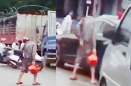 Headless man caught roaming the streets video goes viral