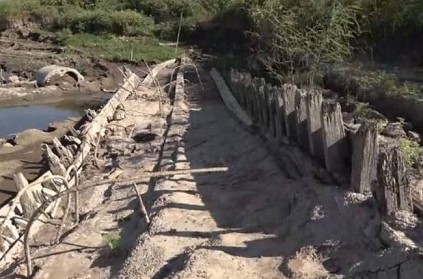 huge drought in Missisippi river leads to find 100 year old ship