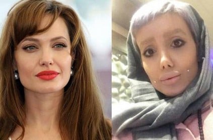 Iranian girl arrested for posting spooky Angelina pics