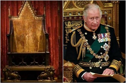 King Charles III coronation 700 YO chair is getting Repaired