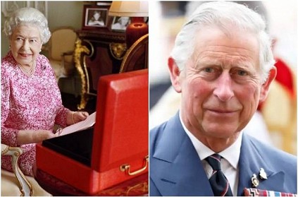 King Charles III pictured with iconic red despatch box