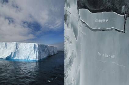 largest glacier in Antarctica breaks and floats in the ocean