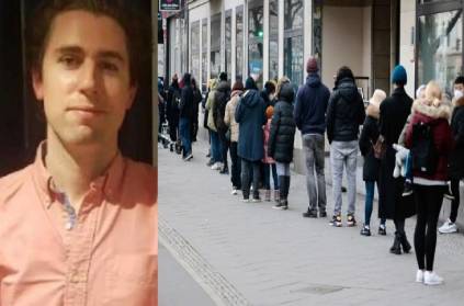 London man stands in line and earns Rs 16,000 daily