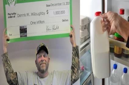 Lottery prize for man went to buy buy milk in america