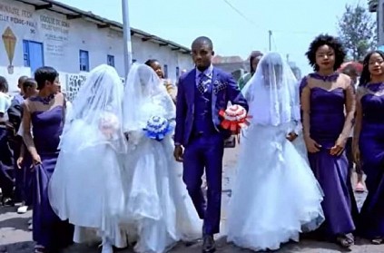 man marries triplets at same time after all three propose him