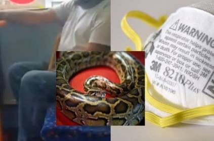 Manchester Man wears snake as a face mask on bus goes viral