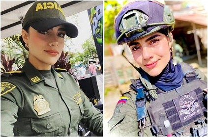 meet Diana Ramirez Most beautiful cop in the world Colombia
