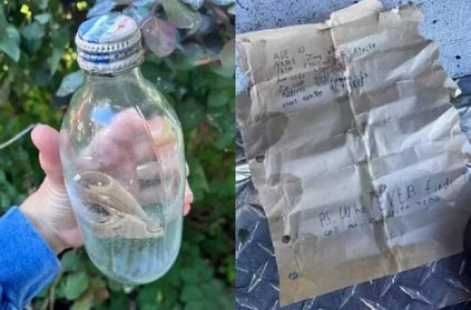 Message in a bottle returns to owner after 37 years