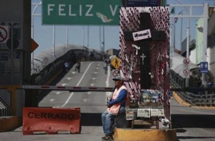 mexican protesters block american border over coronavirus
