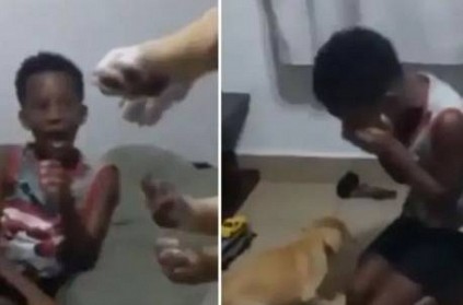 minor boys reaction goes viral when his mum brings puppy to home