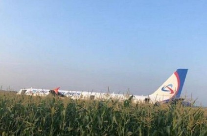 Moscow passenger plane makes miracle emergency landing in cornfield