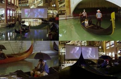 Movie goers amazing experience Philippines with float in cinema