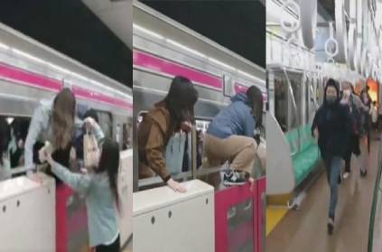 mysterious person train in Japan stabbed a no of passengers