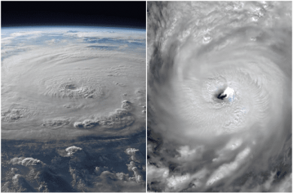 Nasa shares startling video of hurricane Ian seen from space