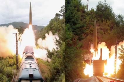 North Korea tests missile from train amid fresh tensions