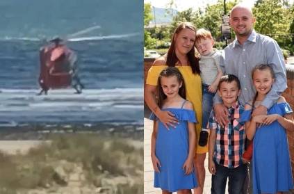 North wales heroic father saves his children from waves and died