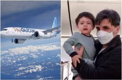 Passengers sing a song to calm down Crying toddler