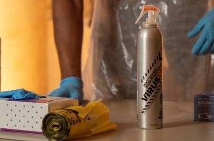 British Army developed disinfectant spray kills corona virus in 60 sec