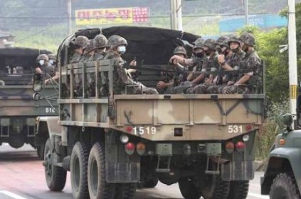 South Korea warns North Korea வடகொரியாவை எச்சரிக்கும் தென்கொரியா