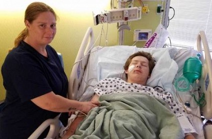 US Teen survives 10 inch knife lodged in face
