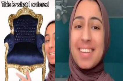 woman orders expensive chair in online she receives miniature