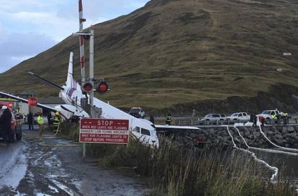 Plane crashes just shy of water in Alaska, 4 critically injured