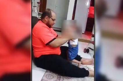 police searches for a man who assaulted a baby in brutal way