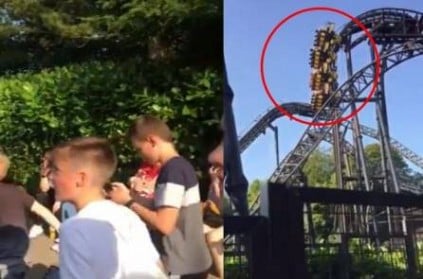 roller coaster broken and people left hanged videoviral