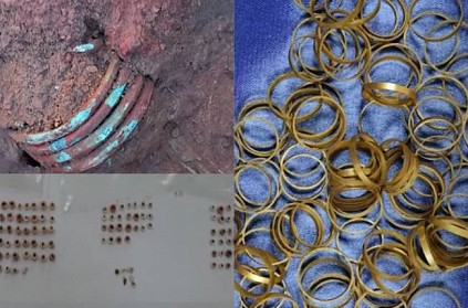 Rumenia gold rings buried in 6500 yr old woman grave