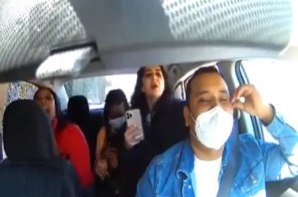 san fransisco womens hit the driver asked wearing a mask