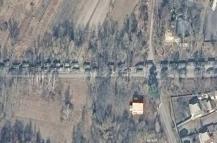 Satellite images of Russia troops in Ukraine border