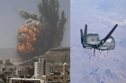 Saudi-led forces target Houthi rebels retaliation drone strikes