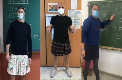 school teacher came wearing skirt gender discrimination