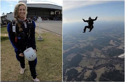 skydiver survives 13500 ft fall after hitting ground at 125mph