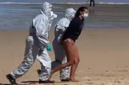 Spanish woman arrested for breaching quarantine to go surfing