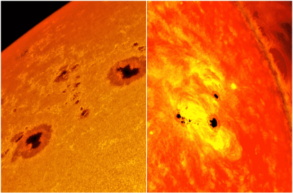 sunspot grew 10 fold in the last 2 days and it is aimed directly Earth