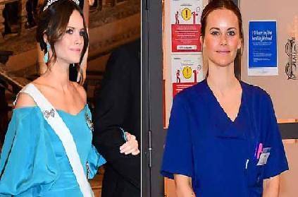 sweden princess sofia turns as healthcare worker to aid patients