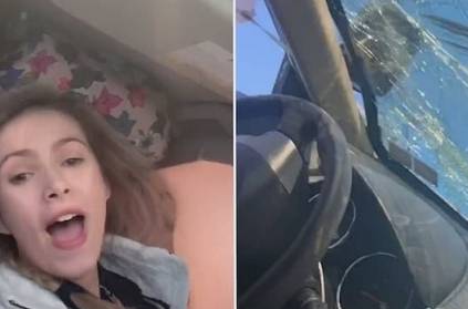 Teen Films Flippant Tik Tok Video After Car Crash, Gets Slammed