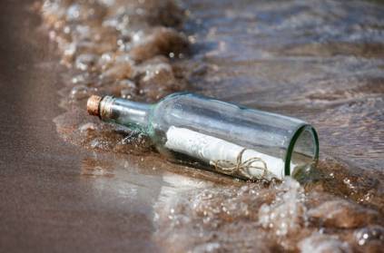 Teen finds bottle near sea, it travelled 3800 km in 3 years